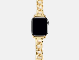 Gold Chain Link Apple Watch Strap