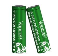 40.95% off for Vapcell INR21700 Battery 4200mAh 3.7V 30A, only $6.49