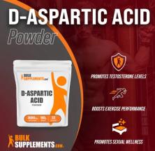 Get Powdered D-Aspartic Acid (DAA) at BulkSupplements.com.