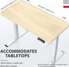 ACGAM ET225E Ergonomic Electric Height Adjustable Desk Frame is currently 30% off