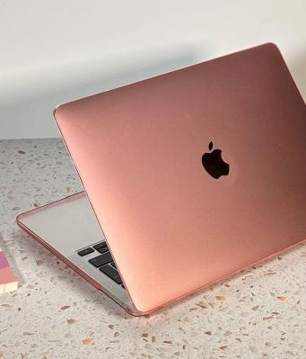 Pink Transparent Macbook Case