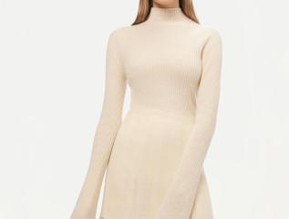 Organic Colour Cashmere Bell-Sleeve Sweater $229 Shipped