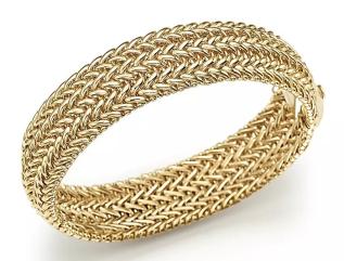 14K Yellow Gold 3-Row Link Bangle - 100% Exclusive up to 25% off