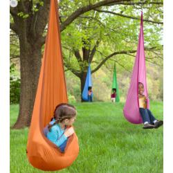SALE! HugglePod Lite Nylon Hanging Chair with Heavy-Duty Hanging Strap - Pink!