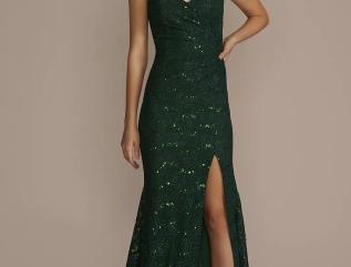 Up to 62% Off Glitter Sequin Lace Tank Mermaid Dress
