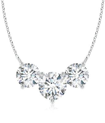 Lab-Grown Classic Trio Diamond Necklace