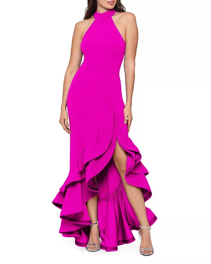Racerback Ruffle Hem Gown up to 25% off