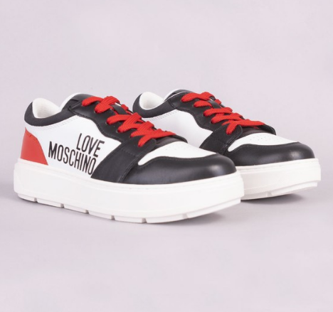 Women's White Bold Mix Trainer