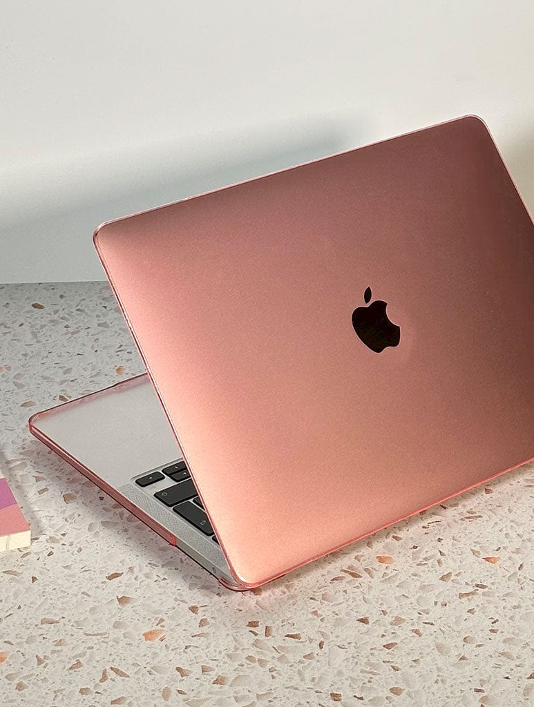 Pink Transparent Macbook Case
