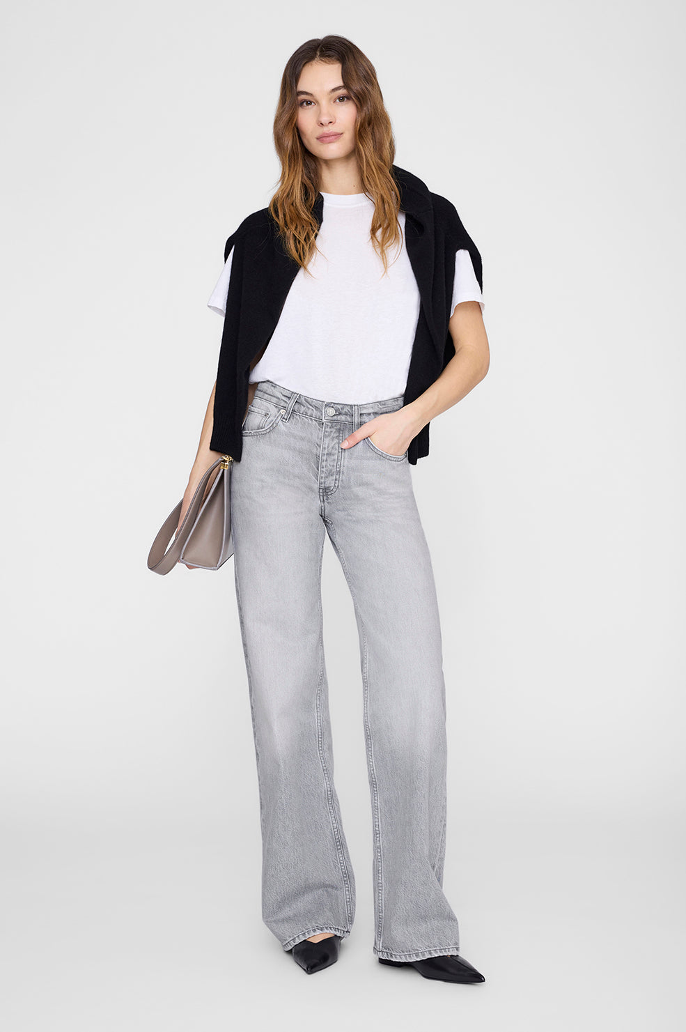 Hugh Jean – Relaxed Wide-Leg Organic Cotton Denim