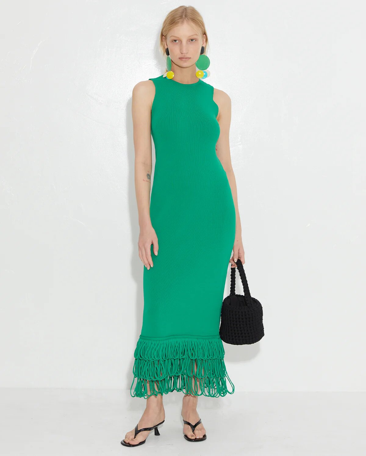 Albers Knit Dress - Green