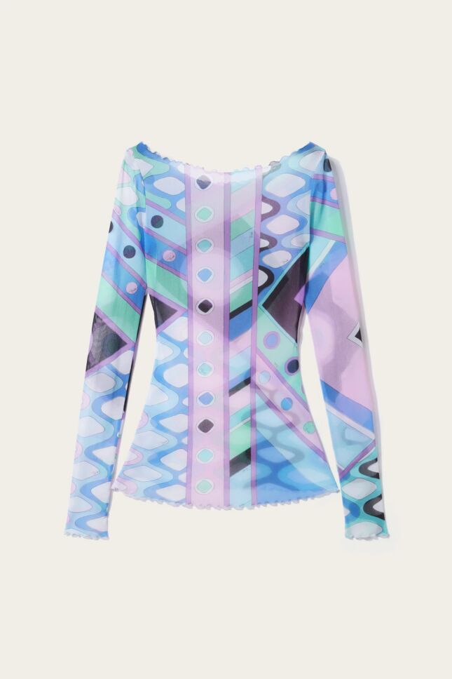 EMILIO PUCCI: Vivara-Print Top