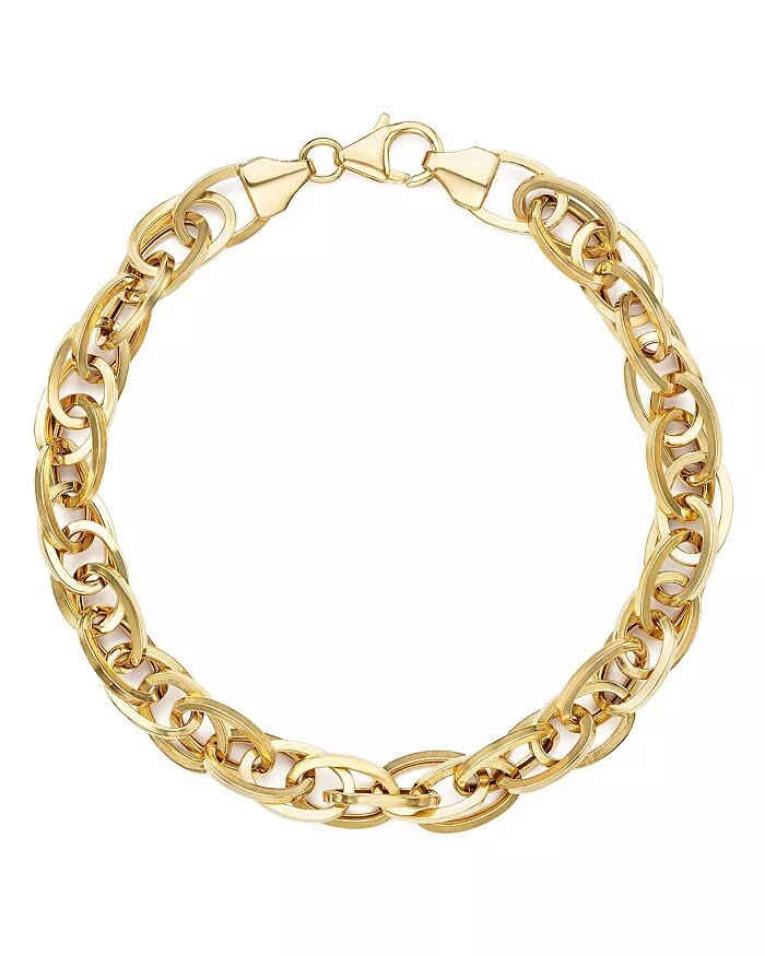 14K Yellow Gold Oval Link Chain Bracelet - 100% Exclusive up to 25% off
