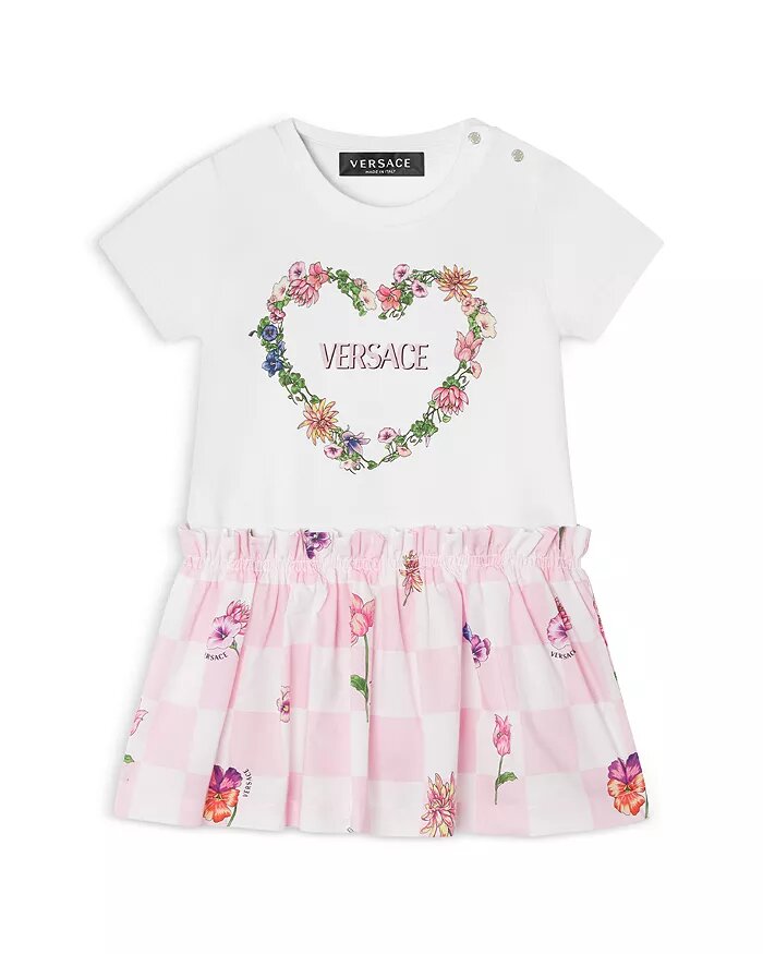 Versace Girls' Blossom T Shirt Dress
