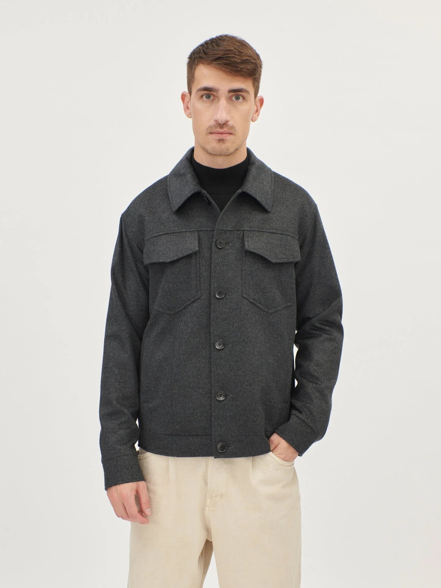 Cashmere Overshirt Jacket Up to 30% Off