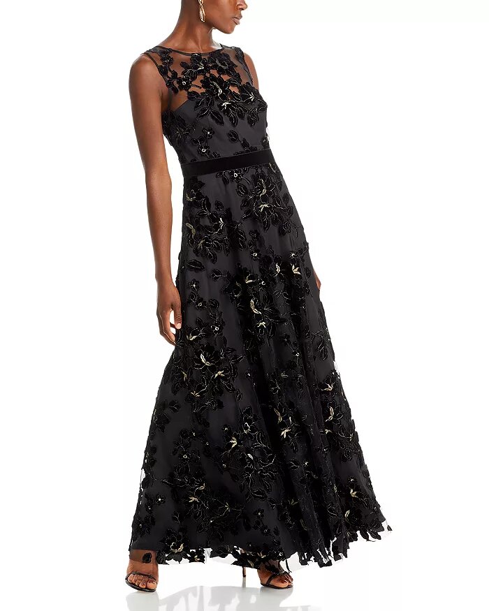 Flocked Tulle Gown up to 25% off