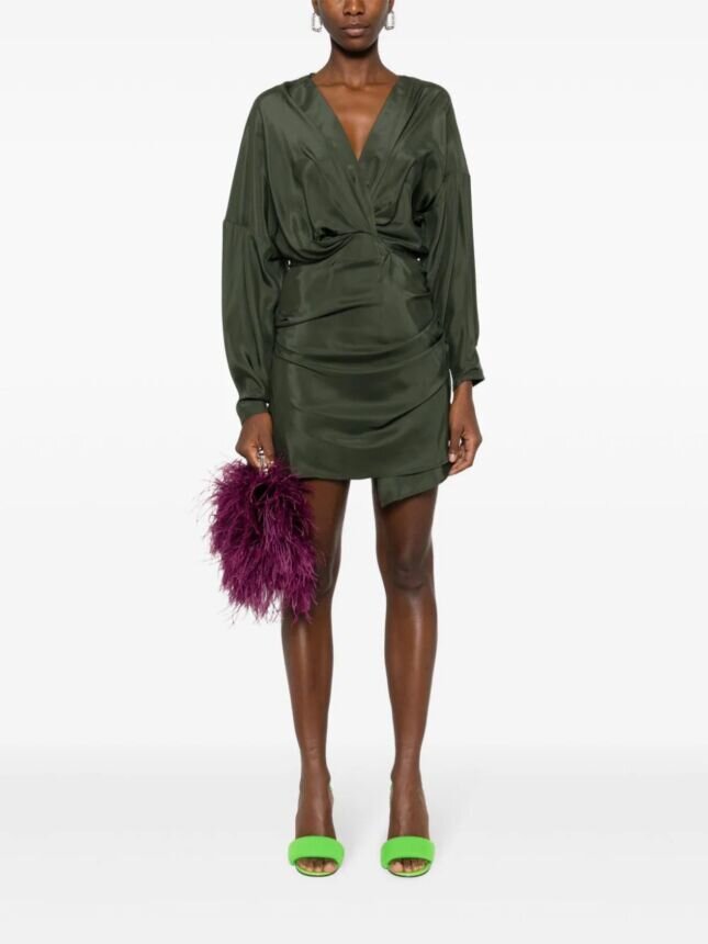 Dress with Fine Silk Drapes