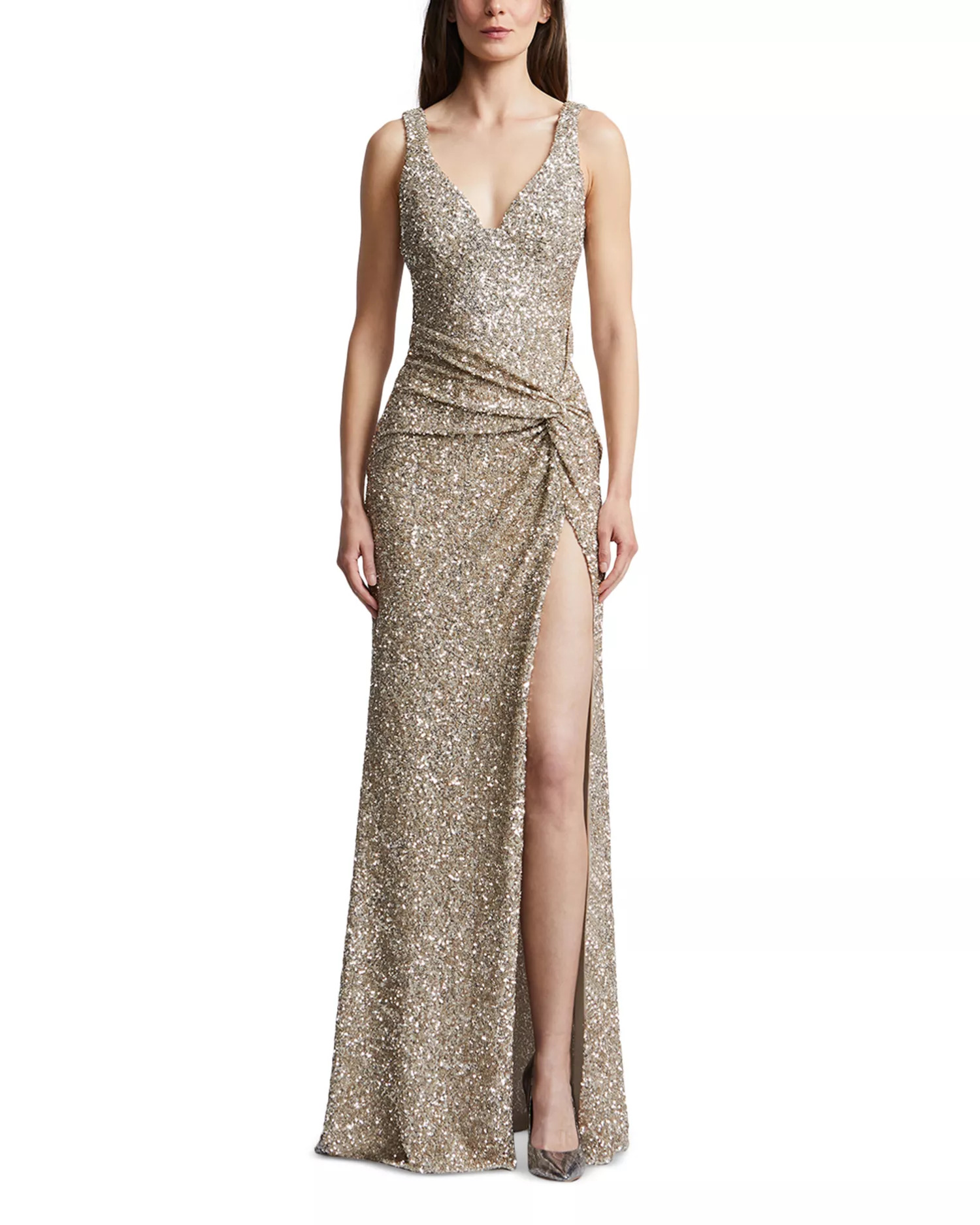 Goldie Sequin Gown – Floor-Length Evening Dress