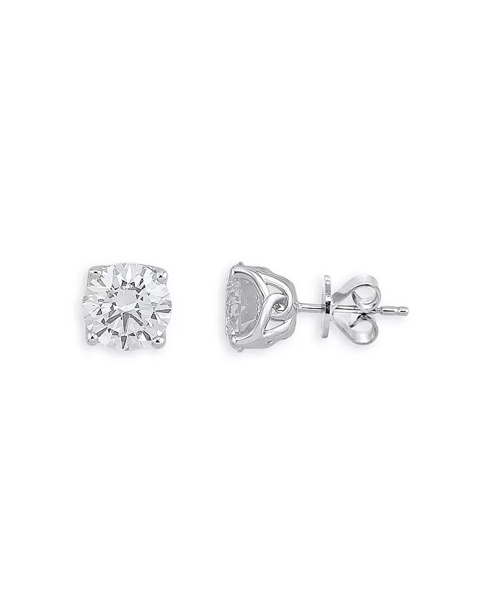 Diamond Stud Earrings in 14K White Gold, 2.0 ct. t.w. - 100% Exclusive