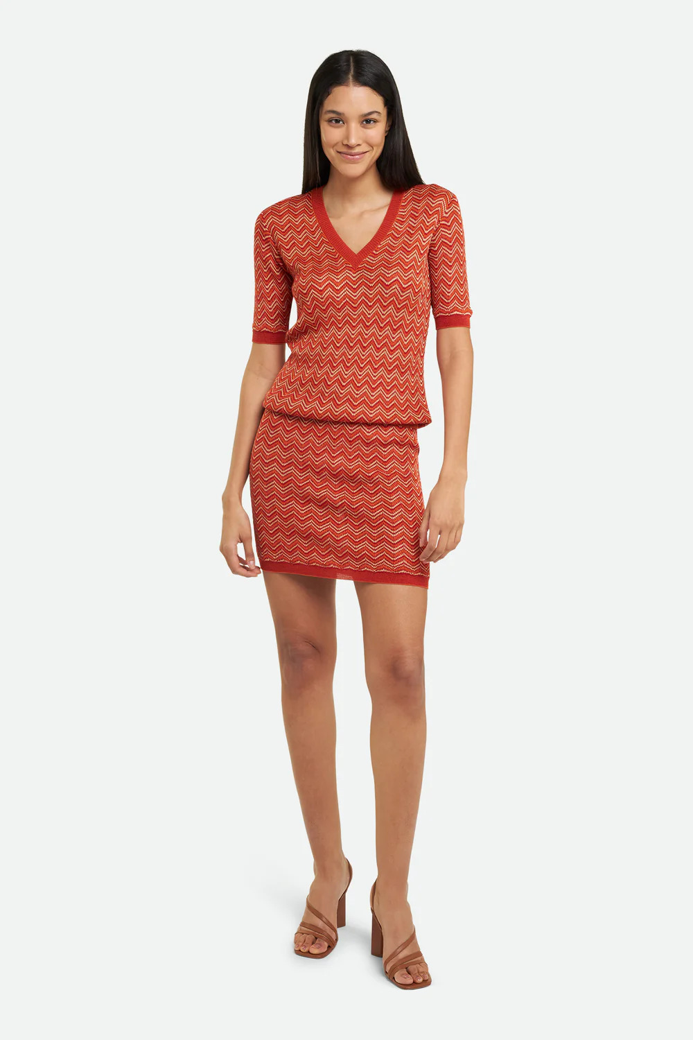 M Missoni Red Midi Dress