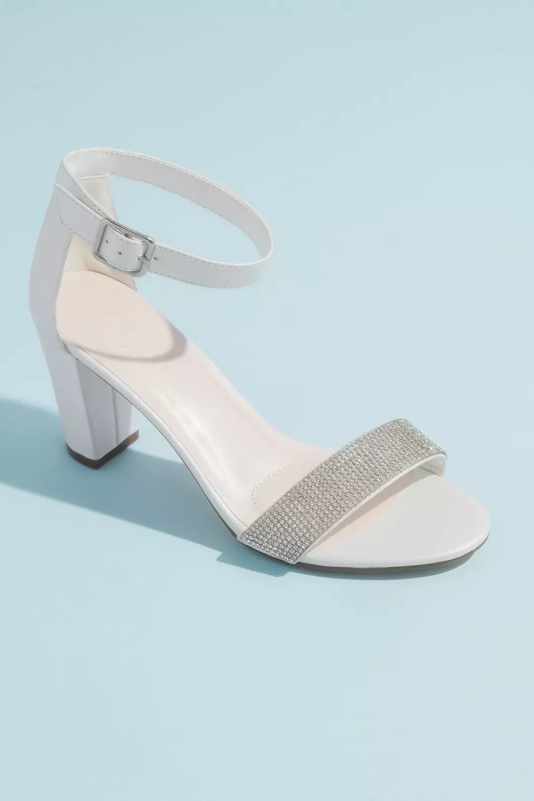 38% Off Block Heel with Crystal Toe Strap $37 Shipped