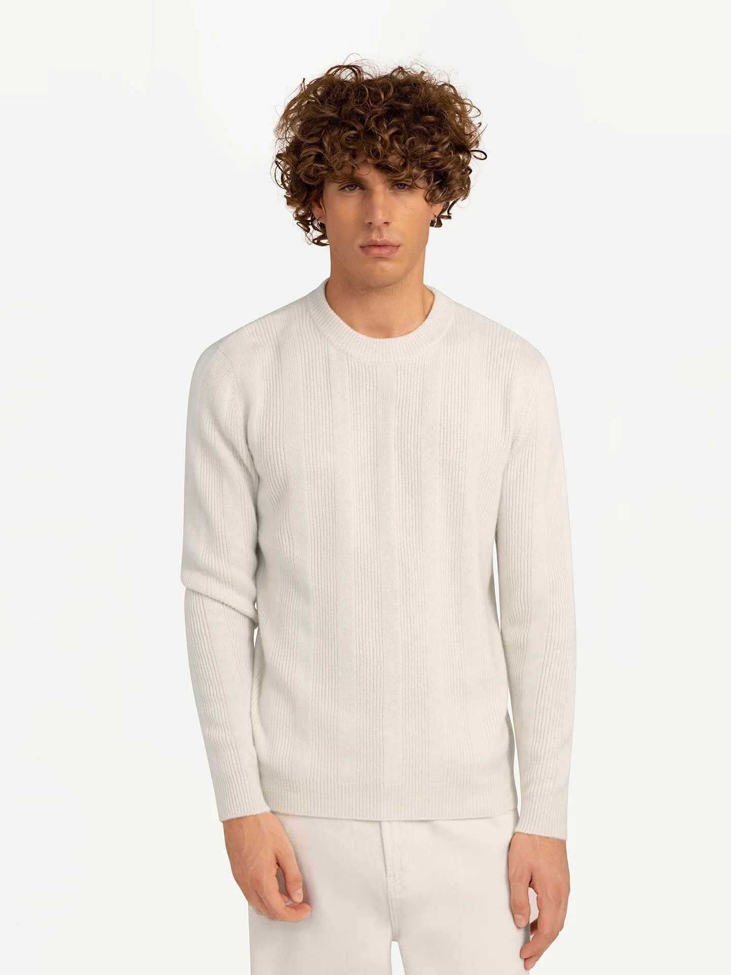 Up to 10% Off Vertical-Striped Sweater