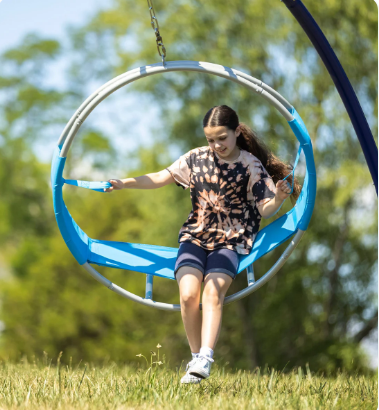 NEW! 40-Inch Aerial Hoop Spinning Round Swing!