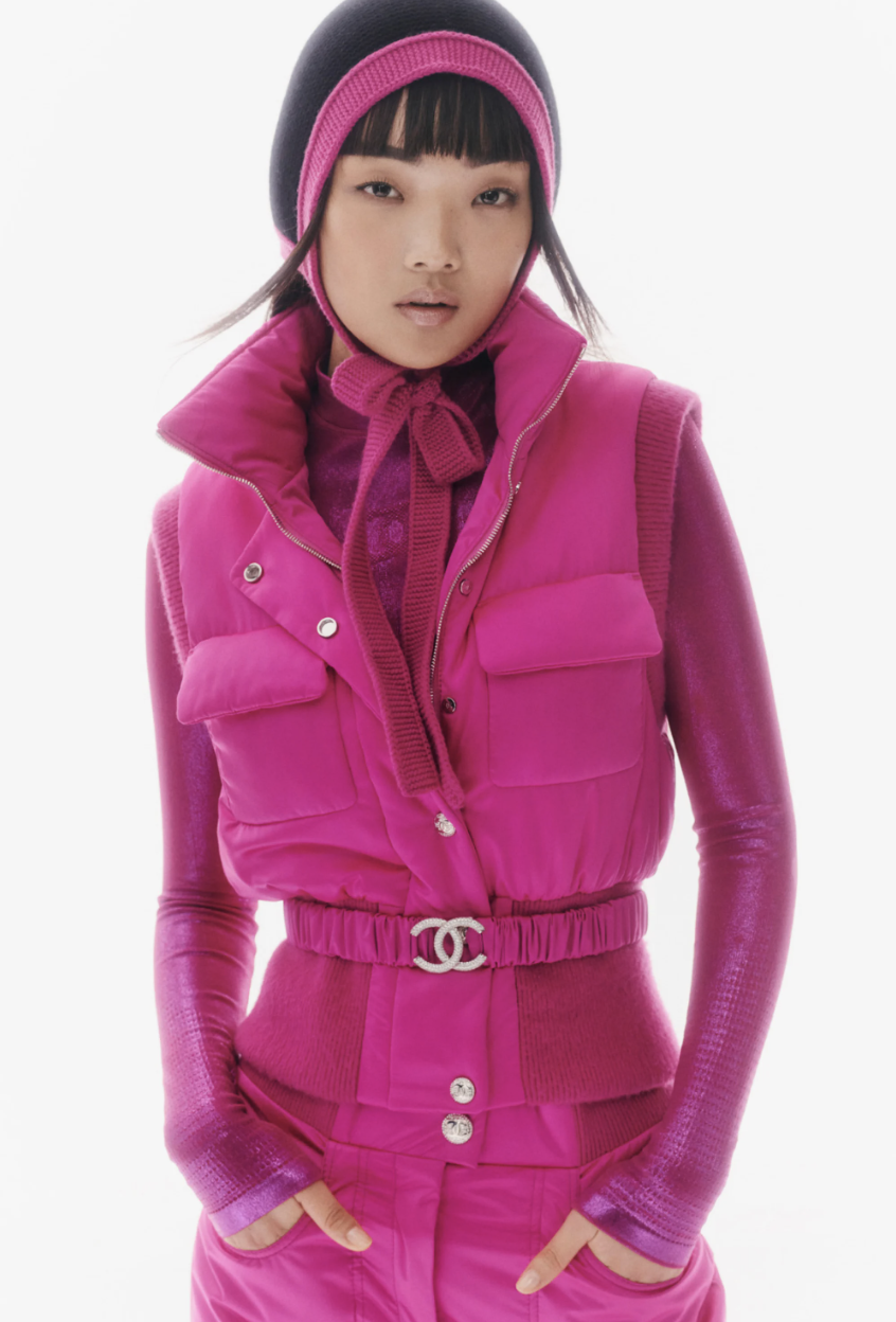 23N Skiing Iridescent stretch jersey Top