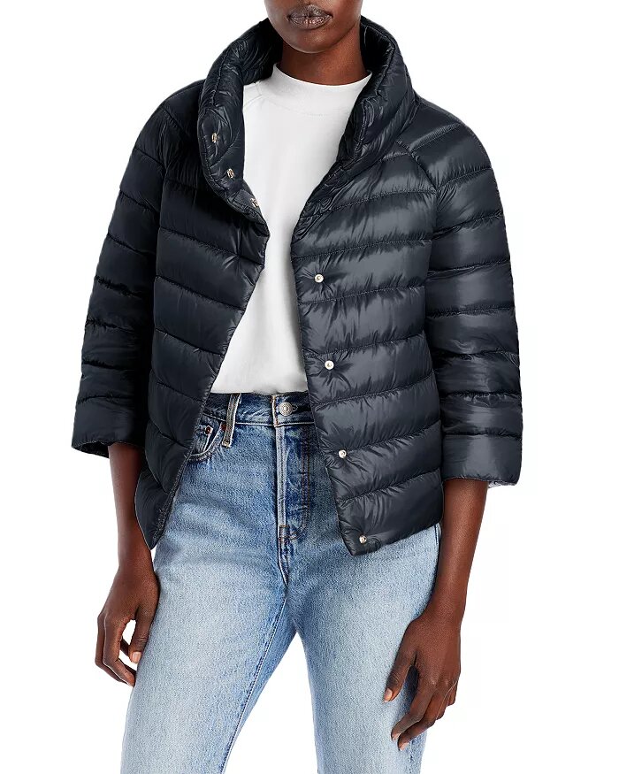 Iconico Cropped Down Puffer Coat