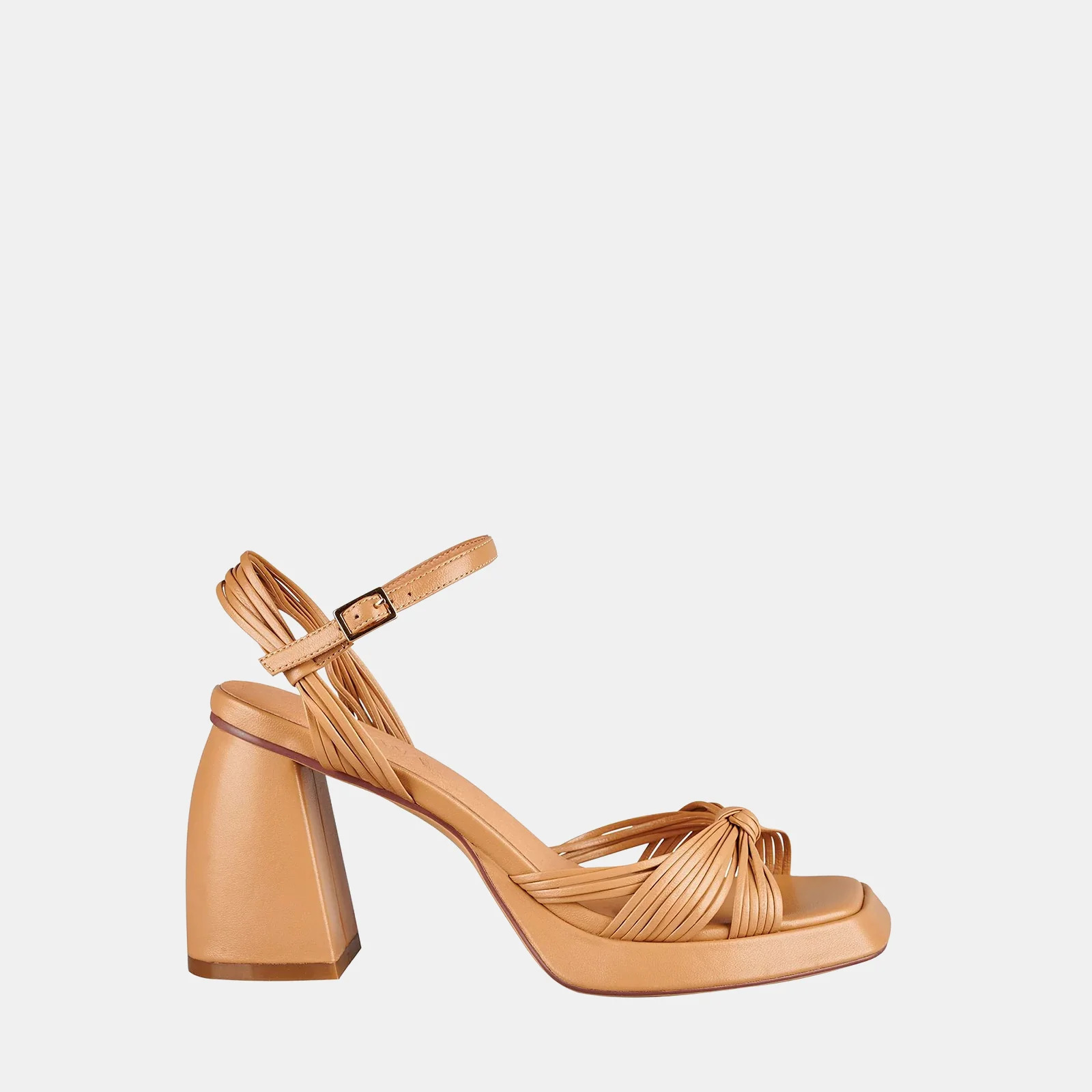 Evita Platform Heel in Tan – Luxe Leather Platform Heels